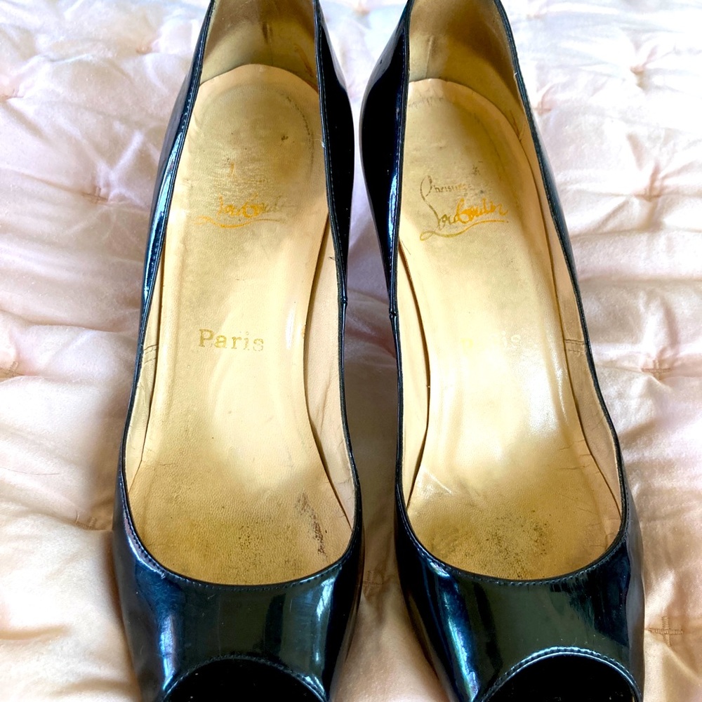 Christian Louboutin Patten leather heels